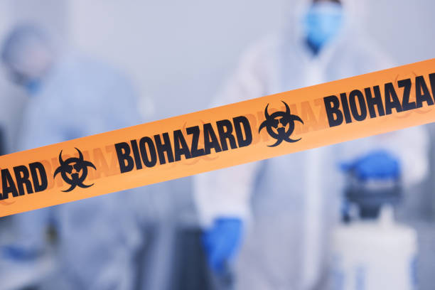 Professional Blood Cleanup technician working in Allamuchy, NJ